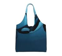 Zouey Bolso de lona de un solo hombro, bolso de lona para mujer, bolso de hombro, bolso de compras, The Dreamer Orca