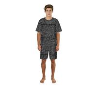 Zouey Conjunto de Pijama para Hombre con Cuello Redondo y Bolsillos, Manga Corta y Pantalones Cortos, Ideal para Profesores de matemáticas.,One Size,2XL