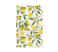 Zouey Paños de Cocina absorbentes con Estampado de Ramas de limonero exótico, de Secado rápido, de 41 x 66 cm.