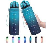 ZOUNICH Botella Agua Deporte, Botella Agua Niños sin BPA Reutilizable Plástico Tritan - 500 ml / 1 l, Cantimploras para Te con Filtro, para Infantil, Gimnasio, Bicicleta