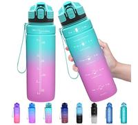 ZOUNICH Botella Agua Deporte, Botella Agua Niños sin BPA Reutilizable Plástico Tritan - 500 ml / 700 ml / 1 l, Cantimploras para Te con Filtro, para Infantil, Gimnasio, Bicicleta