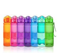 ZOUNICH Botella Agua Deporte Botellas Agua Niños sin BPA, Reutilizable Tritan Plástico Ecologica con Filtro, 400ml/500ml700ml/1l, Cantimploras para Gimnasio, Bicicleta, Colegio, Oficina, Viajes