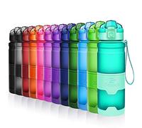 ZOUNICH Botella Agua Deporte Botellas Agua Niños sin BPA, Reutilizable Tritan Plástico Ecologica con Filtro, 400ml/500ml700ml/1l, Cantimploras para Gimnasio, Bicicleta, Colegio, Oficina, Viajes