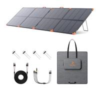 ZOUPW Panel solar portátil bifacial 450W PRO tipo N 16BB para central el 25,6% antisombreado plegable para EcoFlow Delta/Anker/Bluetti, 9,5 kg IP68 impermeable para camping fuera de