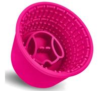 ZOURYNUA - Cuencos de silicona para perros de alimentación lenta para razas medianas y grandes, diseño antideslizante con ventosas que ralentizan la velocidad de alimentación de las mascotas,
