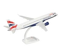 ZOUSANG Decorate Airplane 1:100 for AIRFRANCE British Airways E-190 E190 ABS Modelo de avión de plástico simulación avión a Escala for Collection or Gift