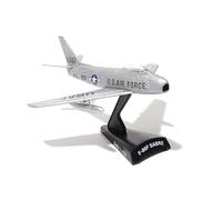 ZOUSANG Decorate Airplane 1/110 for avión de Combate F86 de la Fuerza Aérea de EE. UU., Modelo de avión Militar de Metal Fundido a presión for Collection or Gift