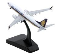 ZOUSANG Decorate Airplane 1/400 for Singapore Airlines B737 Max8 B737MAX8 9V-MBN avión de pasajeros Modelo de avión a Escala for Collection or Gift