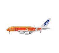 ZOUSANG Decorate Airplane 1:500 for Ana Japón A380 Modelo de Aviones Verde Azul Naranja Tortuga aerolíneas Modelo de avión de aleación for Collection or Gift