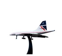 ZOUSANG Decorate Airplane 18CM 1:350 for Concorde British Airways Modelo de avión con Pantalla de aleación Modelo de avión for Collection or Gift