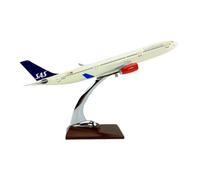 ZOUSANG Decorate Airplane 32 cm for SAS Scandianavian Airlines A330-300 Modelo de avión Avión de aleación de plástico Fundido a presión for Collection or Gift