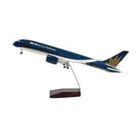 ZOUSANG Decorate Airplane 43 cm for Vietnam Airlines Boeing 787 Modelo de avión Escala 1/144 Aviones de Resina fundidos a presión Modelo de avión for Collection or Gift (Color : No Light B787 43CM)