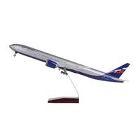 ZOUSANG Decorate Airplane 47CM 1/157 for Rusia 777 B777 Modelo de avión con Tren de Aterrizaje Ligero y Rueda Avión de Resina Fundido a presión for Collection or Gift (Color : No Light)