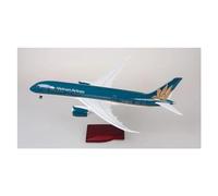 ZOUSANG Decorate Airplane Modelo de avión Dreamliner B787 de Vietnam Airlines, 1/130, 47cm, con luz y Ruedas, Modelo de avión de Resina for Collection or Gift (Color : Without Light)
