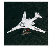 ZOUSANG Decorate Airplane TU-160 TU160 de Pintura de Leopardo Tupolev de la Fuerza Aérea Rusa, réplica de Modelo de avión de Metal Fundido a presión, 1/200 for Collection or Gift