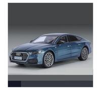 ZOUSANG Display Cars 1/24 para vehículo de aleación fundida a presión A7, modelo estático en miniatura, escala de simulación, coche, sala de estar, colección de decoración o regalo (azul)