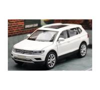 ZOUSANG Display Cars 1/32 para Tiguan L SUV de aleación fundida en miniatura, modelo de coche adecuado para colección de decoración o regalo (blanco)