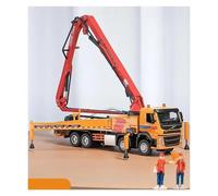 ZOUSANG Display Cars 1/50 para camión bomba de hormigón, vehículo de metal fundido a presión, adecuado para colección de regalos o regalo (naranja)