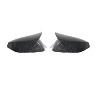 ZOUWZIOU Carcasa retrovisor 2 Uds Tapa Cubierta Espejo Retrovisor Lateral Coche Estilo Negro Carbono/Negro Brillante para Infiniti Q50 Q60 QX30 Q70 Todos para Models 2014-2021