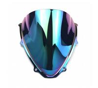 ZOUWZIOU Moto Deflector cupula Parabrisas De Doble Burbuja para Motocicleta para GSXR600 Parabrisas para GSXR 600 750 K6 2006 2007 06 07