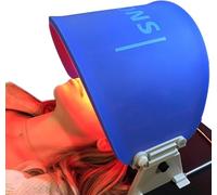 ZOVIE Terapia de luz infrarroja LED para terapia de luz facial, fotones, máquina de cuidado de la piel, máscara de belleza LED, terapia de luz LED flexible (azul marino)