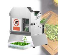 Zowdrix Cortador EléCtrico Profesional De Verduras, Cortador EléCtrico De Alimentos con Grosor Ajustable para Cocinas Industriales, Procesa Cebollas, Puerros, Cilantro, ChampiñOnes Y Apio