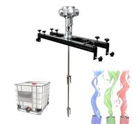 Zowdrix Mezcladora con Agitador Neumático De 3/4 HP, Velocidad Ajustable De 0 a 1800 RPM, Máquina Mezcladora De Pintura con Soporte Neumático para Contenedores IBC Y Bidones Abiertos S5cylinders