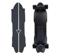 Zowdrix MonopatíN EléCtrico con Mando A Distancia, E-Longboard para Desplazamientos Diarios De 300 W, MonopatíN Longboard Completo con áNgulo De Subida del 18% para Adultos A