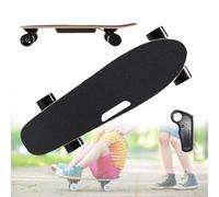 Zowdrix MonopatíN EléCtrico, Longboard con Mando A Distancia InaláMbrico, 180 Libras De Carga MáXima, 3 Velocidades Ajustables, Compacto Y Ligero, para NiñOs Y Adolescentes