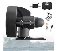 Zowdrix Tabla De Surf EléCtrica Motorizada De 12V, Propulsor Submarino con Motor Sin Escobillas, Aumenta La Velocidad hasta 3-5 KM/H, Kit De Tabla Surf A ReaccióN Recargable para Kayak D180/216W