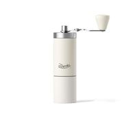 ZOWOKI&Sanbum ZEN - Molinillo de café manual ajustable externo, con fresa cónica contemporánea de cerámica de alta precisión, para Aeropress, espresso, vertido, prensa francesa, ollas Moka (letra