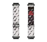 ZOX Correa de reloj inteligente Android - Not Today, Satan | Banda elástica suave y ajustable con afirmaciones motivacionales y hermosas obras de arte - Regalos para hombres, mujeres y adolescentes