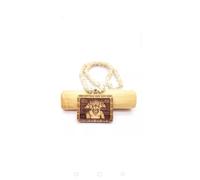 ZOXXIE Medallón de madera para tallar Shree bageshwar Balaji dham Hanuman ji hecho a mano con liebre carnero tallado mala, madera, ofertas de madera