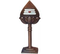 ZOXXIE Murugan-Vel Metal OM Vel Dashboard Collection Religious Showpiece - Artículo de regalo (cobre)