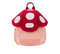 zoy zoii Mochila Infantil para Niños y Niñas, Diseño de Seta, Ideal para Paseos, Guardería y Preescolar, Tamaño L 30×33×14 cm, Ligera y Cómoda Ideal para Niños de 5 a 12 Años