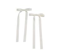 ZOYA Premium Pinzas de pelo de satén cremoso para niñas - accesorio elegante y con estilo