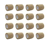 Zoyay Venda Cohesiva Elástico Rollos de Vendaje Deportiva Autoadhesivos Transpirable Para Mascotas Suave Y Confortable Envoltura Tape Vet Primeros Auxilios-Color de la piel (16 rollos)_10cm * 4.5m