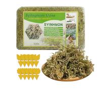 ZOYDP Musgo para Orquideas, 500g Musgo Sphagnum, Sphagnum Moss con 10 Trampa Moscas, Sustrato para Orquídeas, Enmienda de Suelo de Jardinería y Medios de Suelo para Plantas Carnívoras
