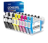 Zoyood LC422XL LC422 Cartuchos de Tinta Compatible con Brother LC422XL Cartuchos LC-422XL LC422XLVAL LC-422 Multipack para Brother MFC-J5340DW MFC-J5345DW MFC-J5740DW MFC-J6540DW MFC-J6940DW (8-Pack)