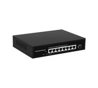 ZOZ03Y0 Conmutador PoE gestionado por la web de 2,5 GB inteligente de 8 puertos 2.5GBASE-T con 10G SFP+, 100 W IEEE802.3af/at POE Switch para WiFi 6 Wireless AP