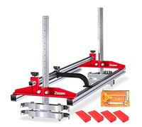 Zozen Motosierra, aserradero portátil: se puede montar en 3 tamaños para uso independiente, adecuado para barra de fresado de tablones de 14 a 36 pulgadas, un sistema de guía de corte flexible para