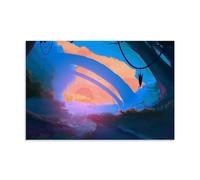 ZOZO HOUSE Quiet Path in The Morning - Lienzo (60 x 90 cm)