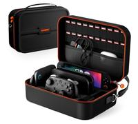 ZOZOVR Switch 2 Funda para Nintendo Switch 2 (2025), Estuche rígida portátil con protección Total para Viajes, 20 Ranuras para Juegos , Bolsa Grande Antipolvo para Switch 2 Accesorios , Negro