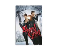 ZPAOWUFB Hansel And Gretel Witch Hunter - Póster decorativo de la película sobre lienzo para pared e impresión artística moderna para dormitorio familiar, 30 x 45 cm
