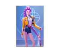 ZPAOWUFB Póster de cazadores de demonios K-Pop Demon HuntersRumiKPop Demon Hunters, póster decorativo de lienzo para pared e impresión artística moderna de decoración de dormitorio familiar, pósteres