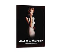 ZPAOWUFB Póster decorativo de asesinato de teléfono de película, lienzo, póster de pared e impresión artística moderna para decoración de dormitorio familiar, 60 x 90 cm
