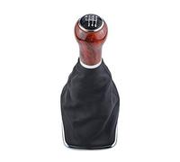 ZPARTNERS Grano de Madera 6 velocidades Palanca de Cambios Palanca de Cambios Gaiter Botas para VW 1999-2004 Golf 4 IV MK4 GTI R32 Bora Jetta