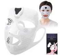 ZPBLWT Mascarilla Facial con Masajeador de Belleza Vibrante, Mascarilla Facial Hidratante y Reductora de Arrugas Puede, Instrumento de Máscara Electrónica Ajustar 10 Velocidades