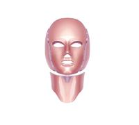 ZPBLWT Maschera per Terapia Fotonica, Máscara Facial LED de 7 Colores, Photon Máscara de Terapia de Luz Profesional con Cuello, Rejuvenecimiento de La Piel Tratamiento Facial Antiarrugas