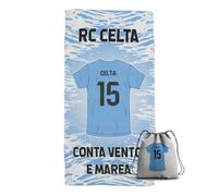 ZPBULI+ Toalla Playa Personalizada con Nombres y Fotos - Toalla de fútbol - Toalla Personalizada para Baño, Playa y Piscina - Regalos Originales (Futbol 11, 80x160)